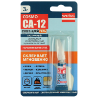 Клей Супер COSMO CA-12 цианоакрилатный  3гр.