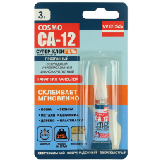 Клей Супер COSMO CA-12 цианоакрилатный  3гр.