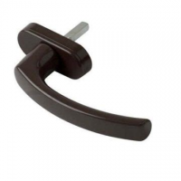 Ручка оконная - с ключом алюмин. Коричневая GAJA (А220-8019-3)