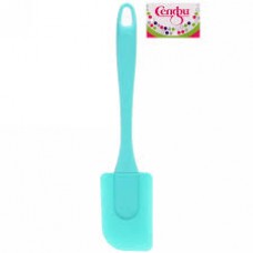 Лопатка силиконовая 24х5см цветная ручка 339-694