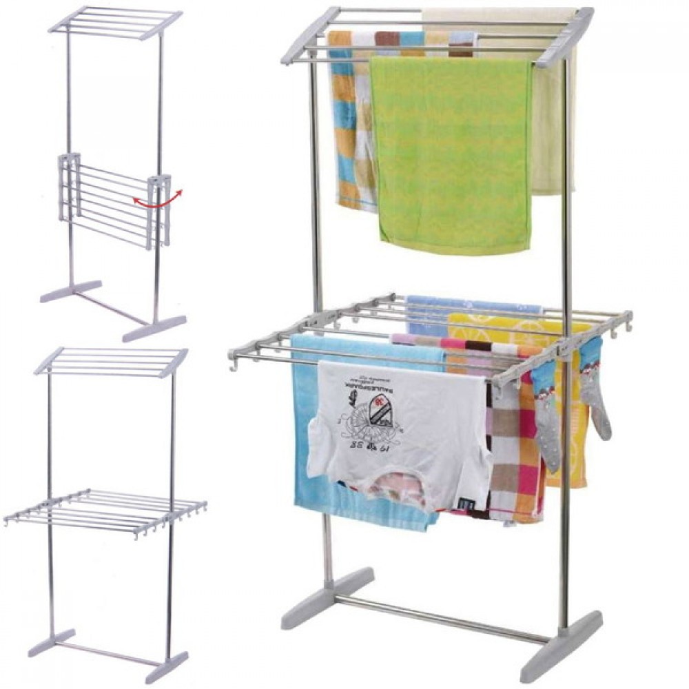 Сушилка для белья напольная вертикальная 62*62*130см 469-098 Сушилка для белья напольная вертикальная 62*62*130см 469-098