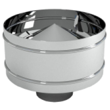 Зонт нерж.Ф130 0,5 мм с дефлектором AISI 430