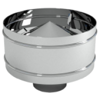 Зонт нерж.Ф180 0,5 мм с дефлектором AISI 430