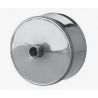 Заглушка с конденсатоотводом нерж Ф120 0,5 мм AISI 430