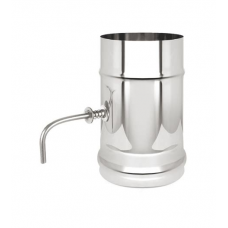 Шибер нерж Ф180 0,8мм поворотный AISI 430