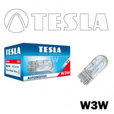 Лампа авто 12V W3W W2.1*9.5d  безцокольная Tesla 