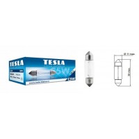 Лампа авто 24V C10W SV8.5-8 пальчик Tesla 