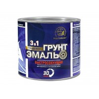 Грунт-эмаль по ржавчине быстросохнущ. Радуга серая 0,9кг 