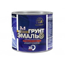 Грунт-эмаль по ржавчине быстросохнущ. Радуга графит 0,9кг 