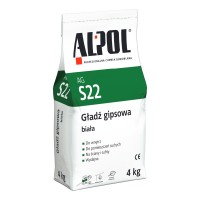 Шпатлевка гипсовая ALPOL AG S22 Финиш мешок  4кг  