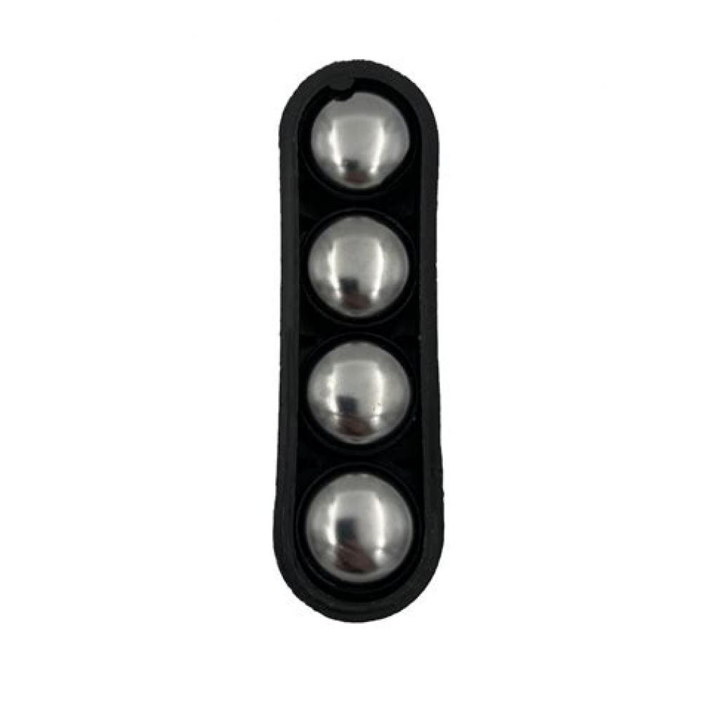 Болты номерного знака на гайке (хром колпачки) нержавейка