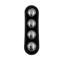 Болты номерного знака саморез (хром колпачки) нержавейка