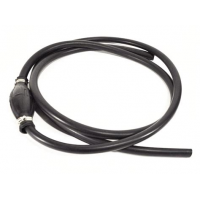 Шланг с грушей для перекачки топлива с клапаном, 2 хомута, 1,5 метра 