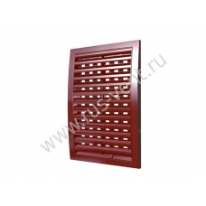 Решетка пластиковая 200*300 терракотовая, рамка съемная (2030РРНтерр)