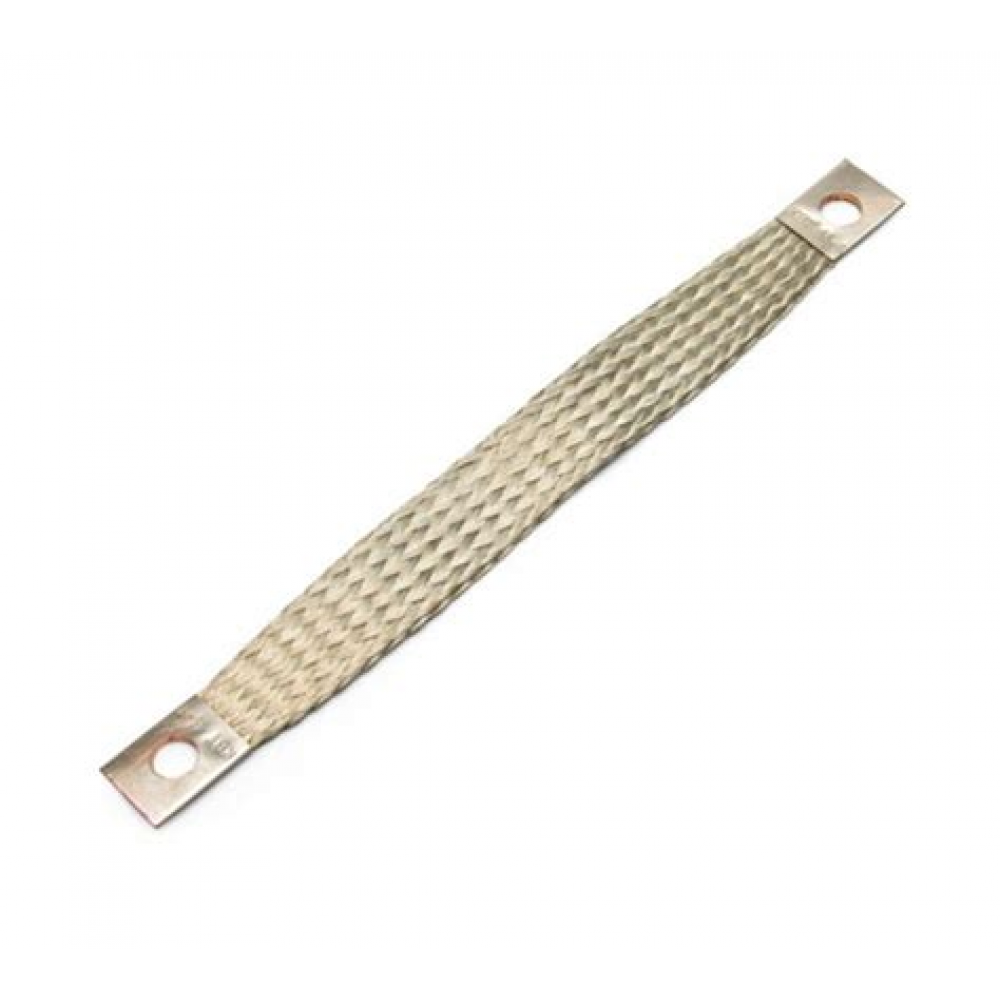 Проводник заземления плоский луженый ПЗ 10-150 Проводник заземления плоский луженый ПЗ 10-150