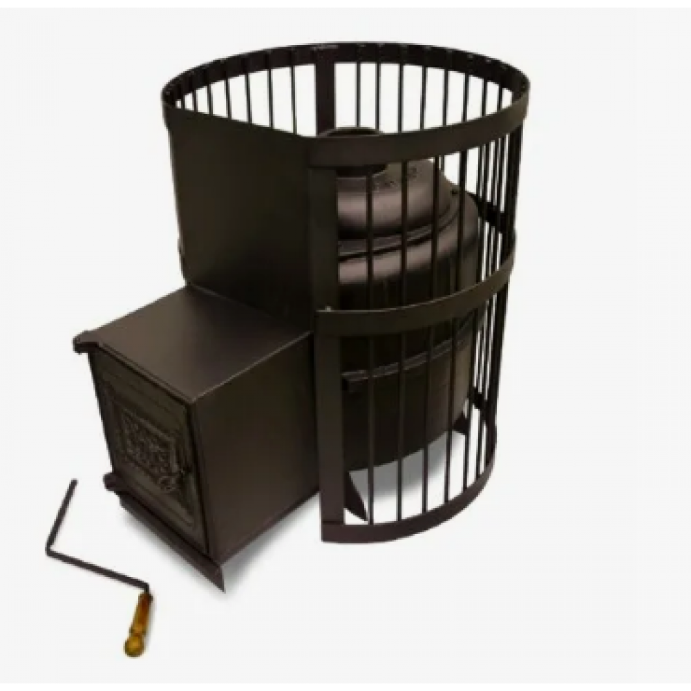 Печь банная чугунная Тигра в клетке Стандарт от 18 до 30м3 В/К (ДТ-4) АКЦИЯ Печь банная чугунная Тигра в клетке Стандарт от 18 до 30м3 В/К (ДТ-4) АКЦИЯ