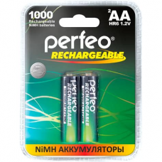 Батарейка Аккумуляторная  Perfeo R6 1800mAh BL2