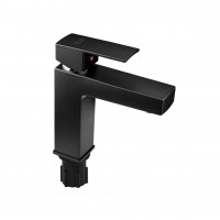 Смеситель для раковины из пластика АБС ЧЕРНЫЙ квадратный корпус 5974