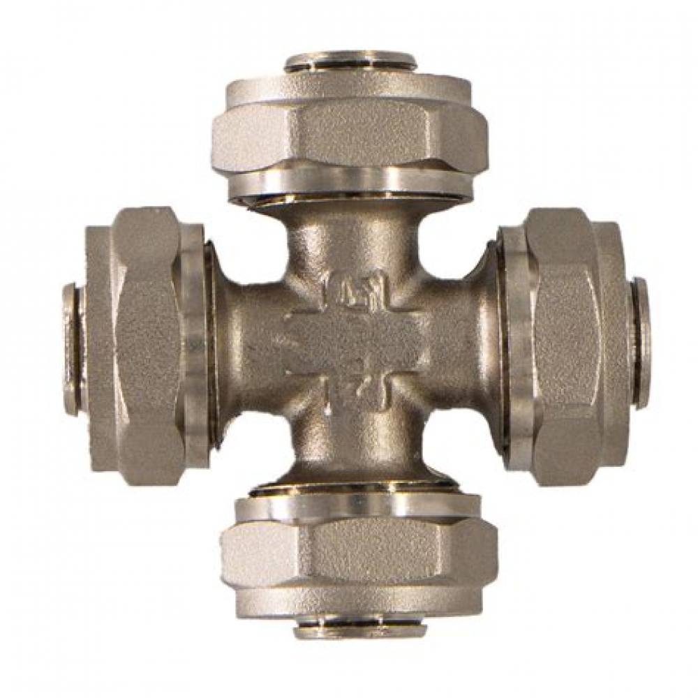 Крестовина 16х16х16х16 металлопластик