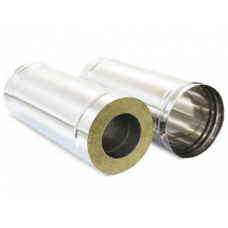 Труба-дымоход Термо L=1,0 м Ф200х115 (н/ж. ст. 0,8 мм + оцинк) Труба-дымоход Термо L=1,0 м Ф200х115 (н/ж. ст. 0,8 мм + оцинк)