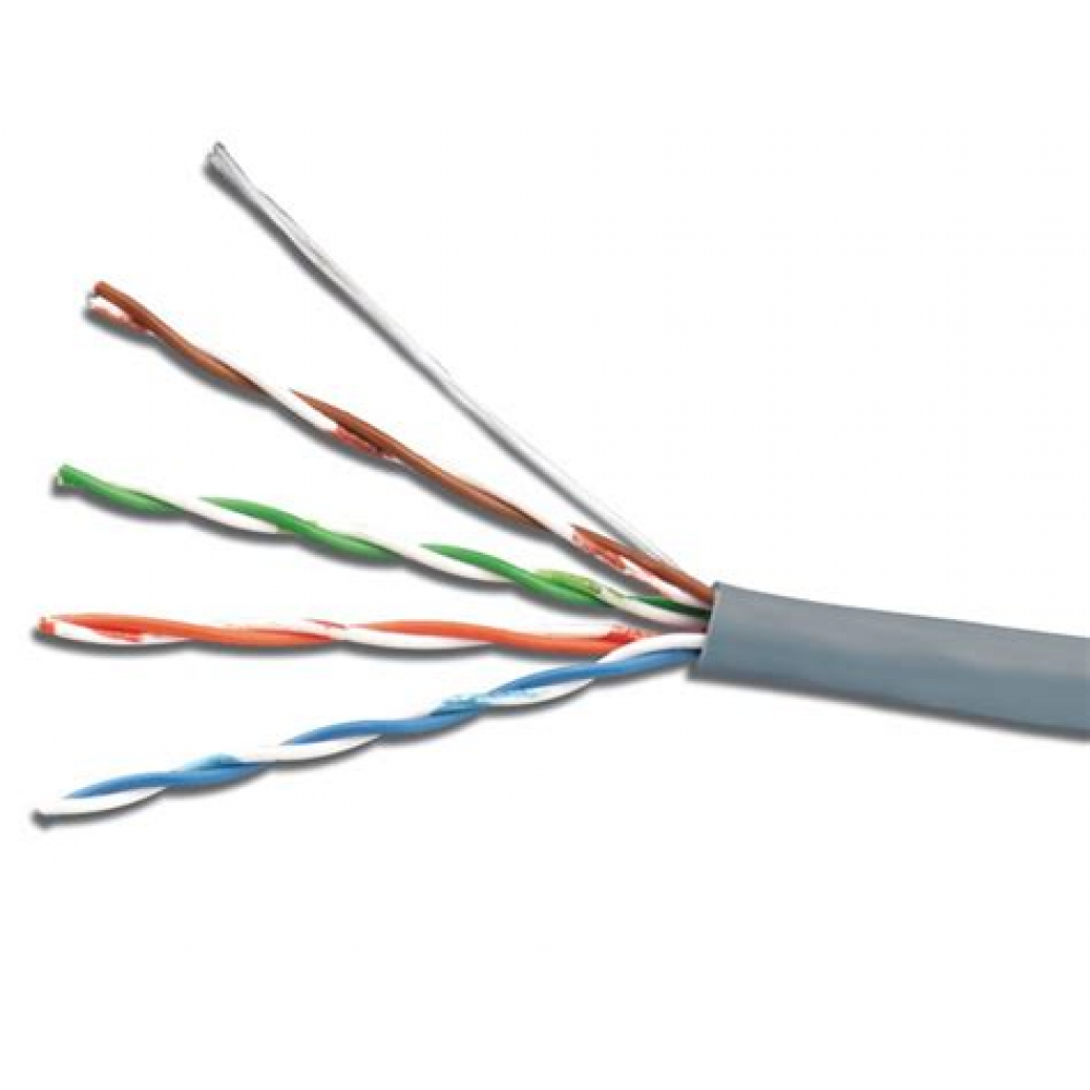 Кабель FTP Cat 5Е 24 AWG ССА компьютерный (305м)