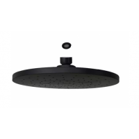 Лейка для тропического душа круглая черная P113-6