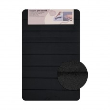 Коврик для ванной 50х 80см Память черный 00435