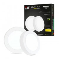 Светильник светодиодный потолочный LDLS07-D24 18Вт,220В,4200К алюминий ELT  АКЦИЯ 20%