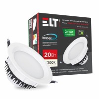 Светильник светодиодный потолочный LMSMD01-D19 20 20Вт,220В,4200К алюминий ELT ХХХ АКЦИЯ 20%