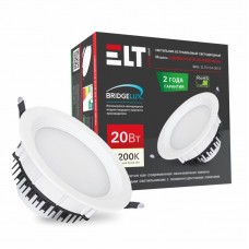 Светильник светодиодный потолочный LMSMD01-D19 20 20Вт,220В,4200К алюминий ELT ХХХ АКЦИЯ 20%