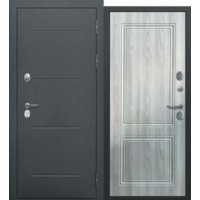 Дверь метал. ISOTERMA Антик серебро Ривьера айс 2050*960мм левая