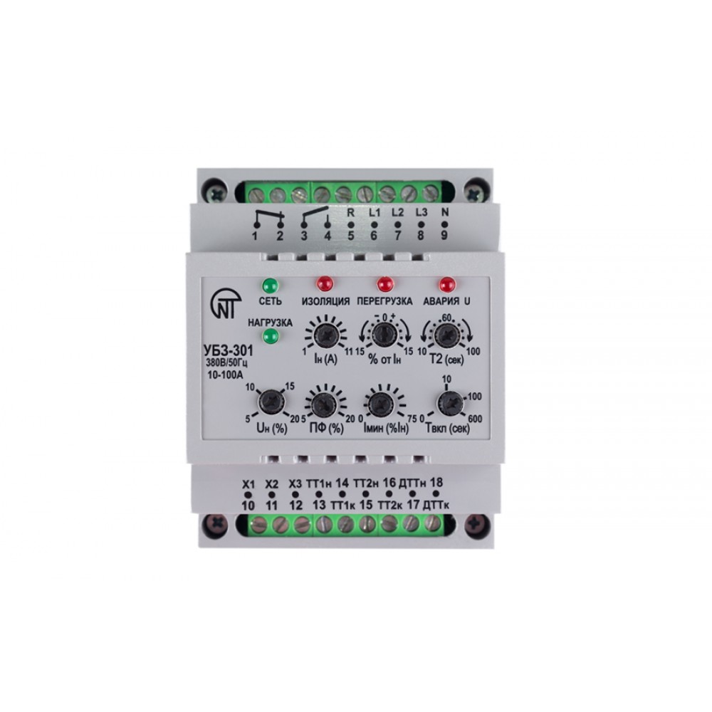 Блок защиты универс.УБЗ-301 10-100А