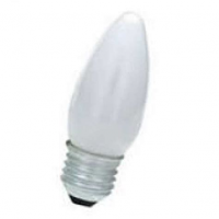 Лампа В35 свечка матовая Е-27 40W