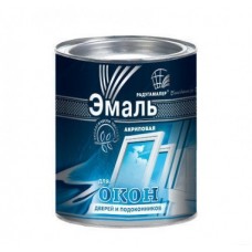 Эмаль акриловая для окон, дверей и подоконников  Радуга Белая 0,9 кг