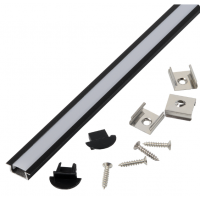 Профиль для светодиодной ленты GAL-GLS-1000-7-16-B черный 523360