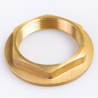 Контргайка с ребордой латунь  3/4" г/г 04533