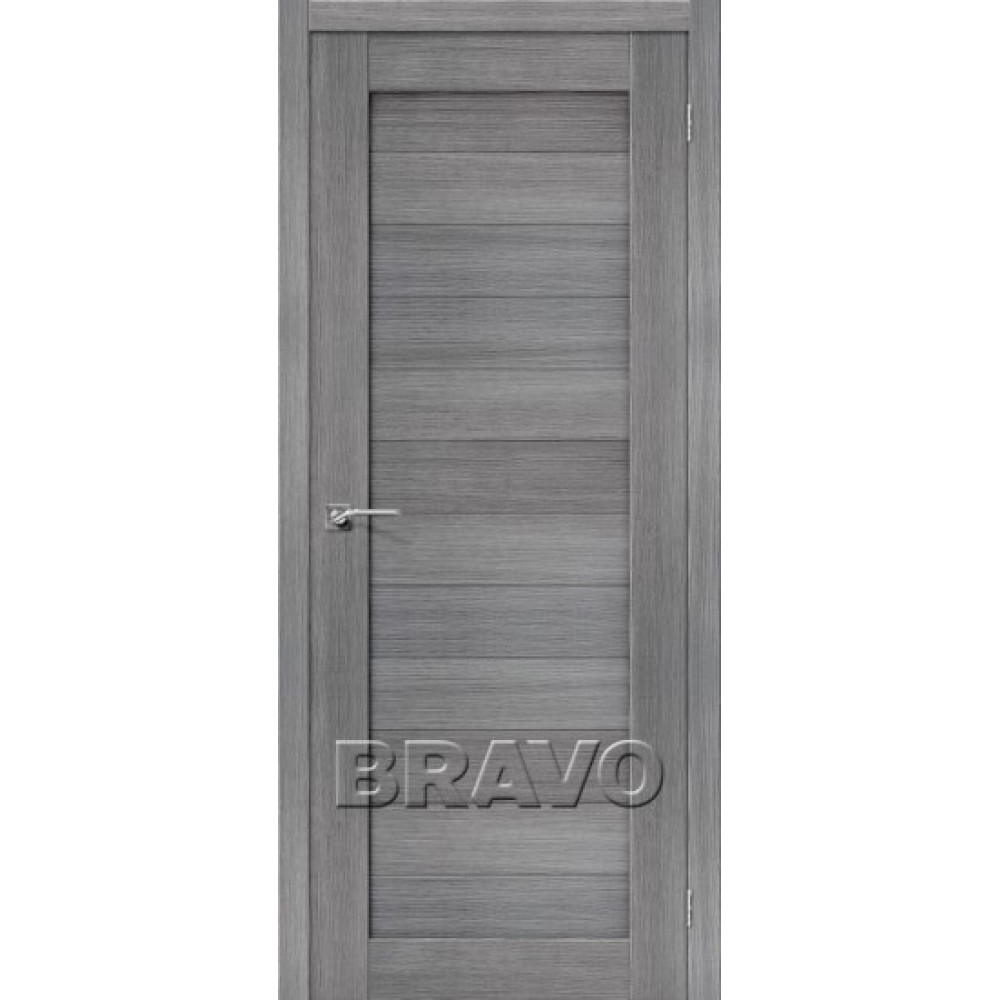 Полотно дверное ЭКО Порта-21 200*90 Grey Veralinga БРАК АКЦИЯ 50%