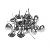 Гвозди мебельные декоративные хром 75гр. (уп 100 шт) 6177