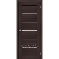 Полотно дверное ЭКО Браво-22 200*80 Wenge Меlinga Magic Fog