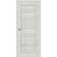 Полотно дверное ЭКО Браво-22 200*80 Bianсo Melinga Magic Fog