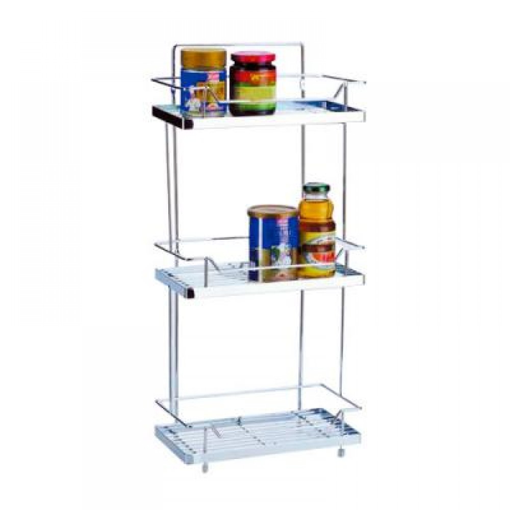 Полка д/ванной прямая из высокопрочного АБС пластика, БЕЛАЯ глубокая 5680