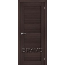 Полотно дверное ЭКО Браво-21 200*90 Wenge Veralinga