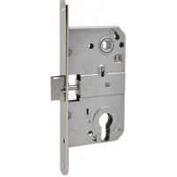 Корпус замка М25-85мм  (хром) под цилиндр 18346