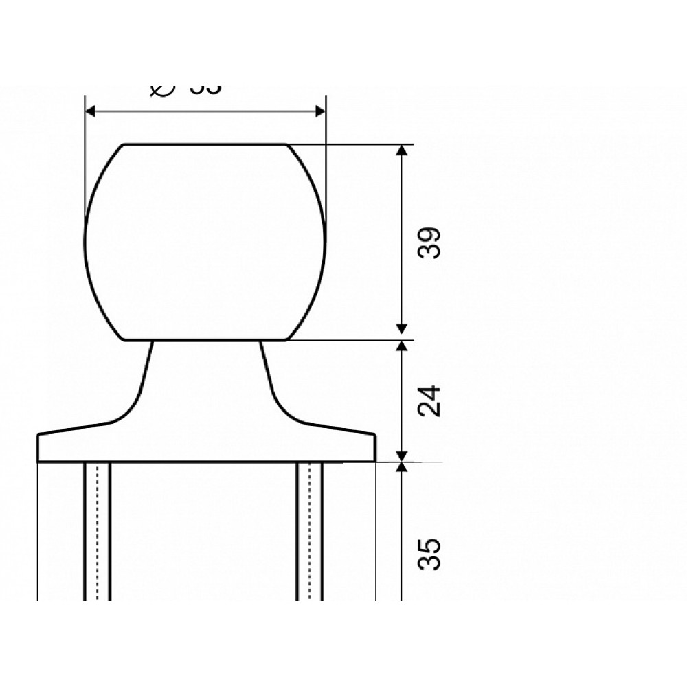 Защелка межкомнатная 6073 BLACK PS 116427 Защелка межкомнатная 6073 BLACK PS 116427