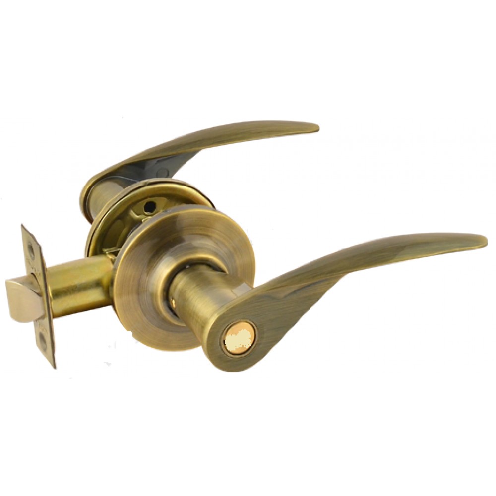 Защелка дверная С-45П 400PB пластик.яз. (золото) 116351 