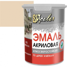 Эмаль акриловая по дереву и металлу Бежевая RAL 1015 полуглянцевая  ВИТ color  1кг. 64292