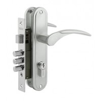 Замок врезной 109-62мм (хром) 17021