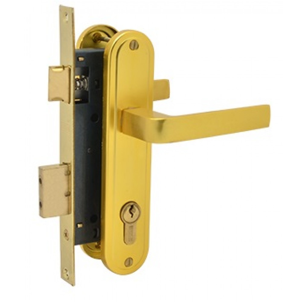 Замок врезной Palladium AL 1853 GP золото 114835 Замок врезной Palladium AL 1853 GP золото 114835