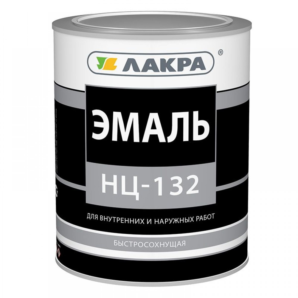 Эмаль НЦ-132 Белая  ЛАКРА 0,7кг