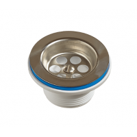 Выпуск 1 1/2"с нержавеющей сеткой  А-4004-02/NV112-65-MR